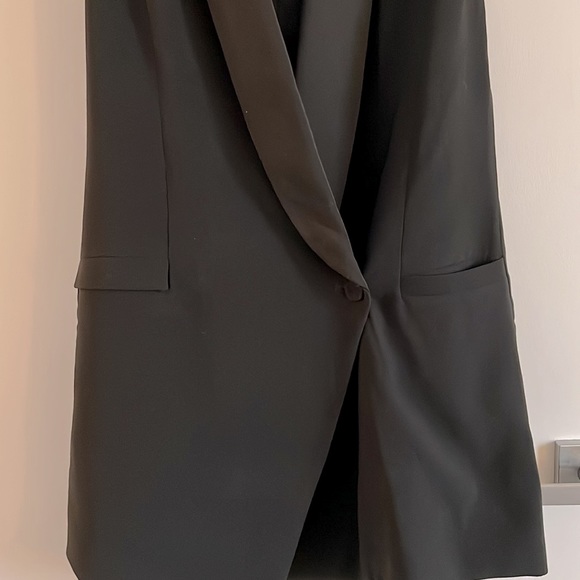 BA&SH Black Tuxedo Dress - Picture 3 of 7